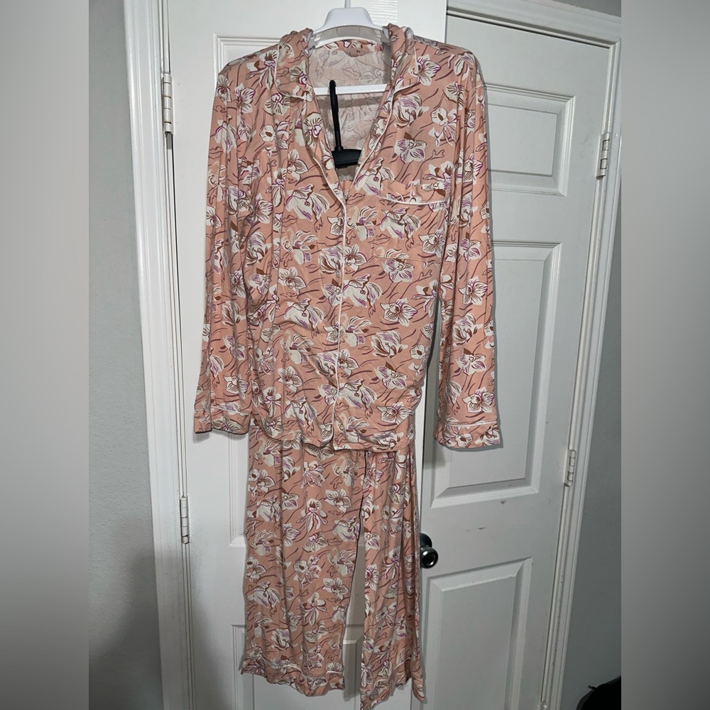 Eberjey Longsleeve Pajama Set Large - Picture 5 of 5